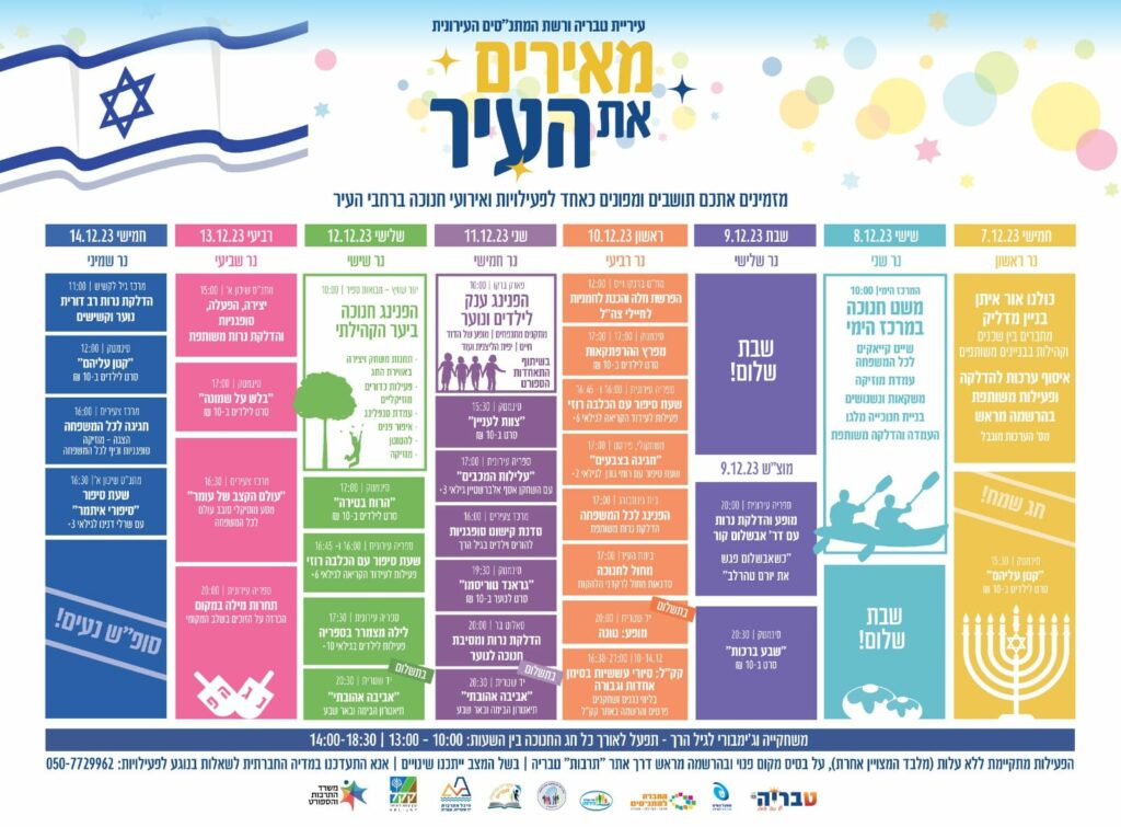 מאירים את העיר חנוכה תשפד