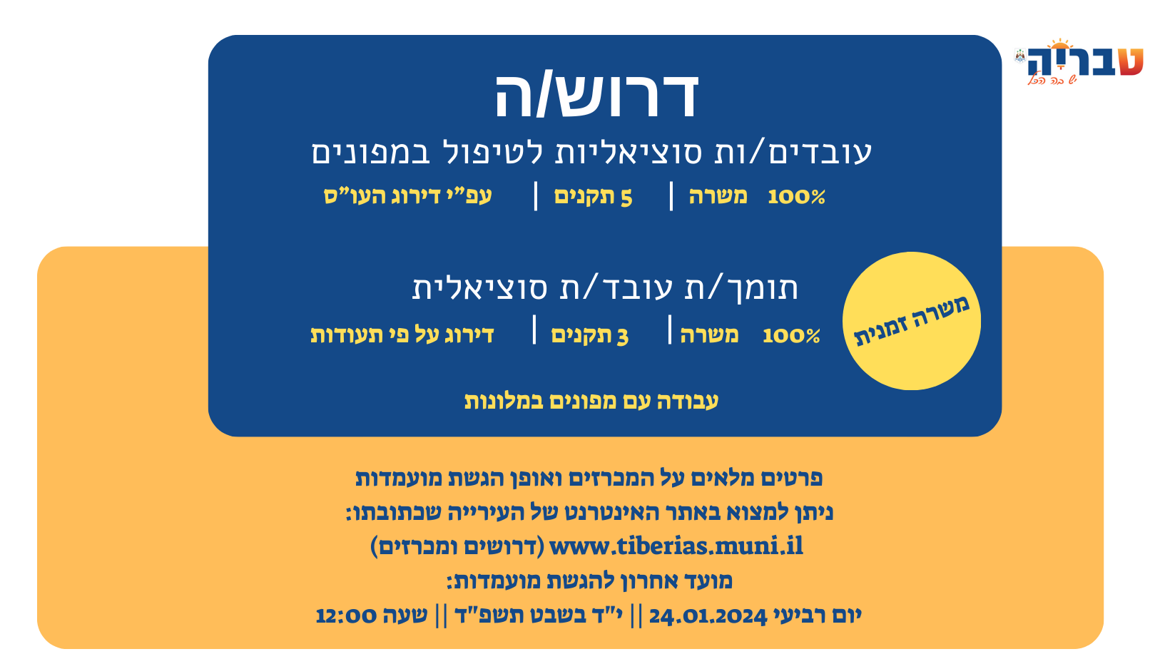 דרושים 12.01.24